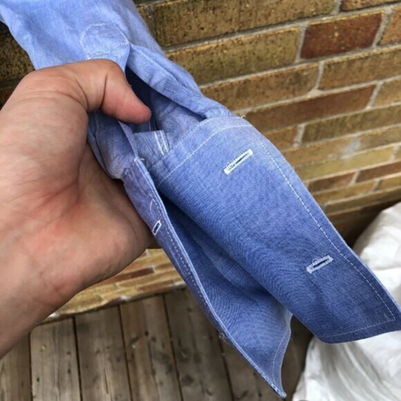 Christian Dior Shirt Button Up Blue - Picture 6 of 6